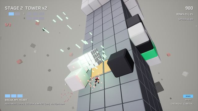 A blast on a tower